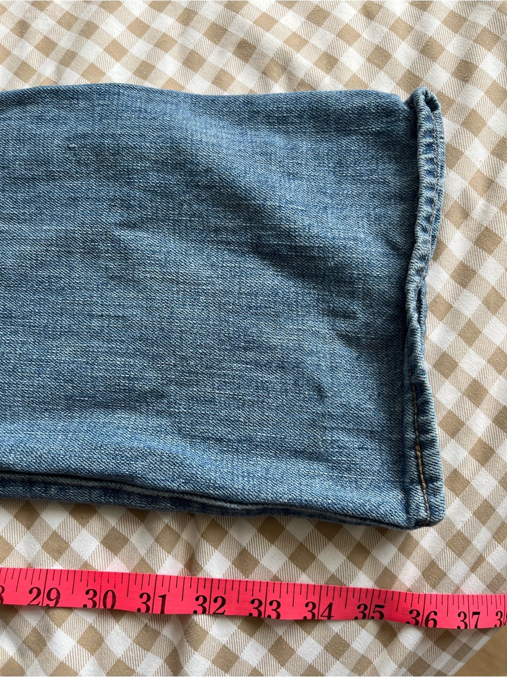 Levis 501XX Jeans Mens 34x36 Blue Denim Original Classic Straight Button Fly - Picture 8 of 9